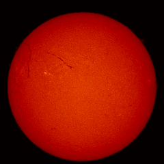 Image of Sun's chromosphere