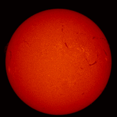 Image of Sun's chromosphere