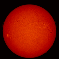 Image of Sun's chromosphere