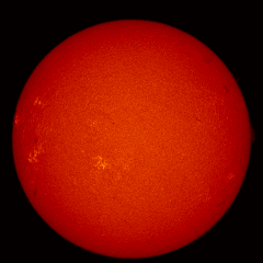 Image of Sun's chromosphere