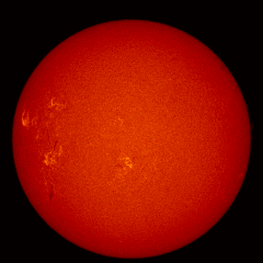 Image of Sun's chromosphere