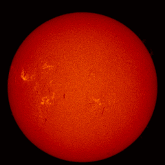 Image of Sun's chromosphere