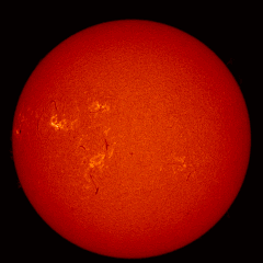 Image of Sun's chromosphere