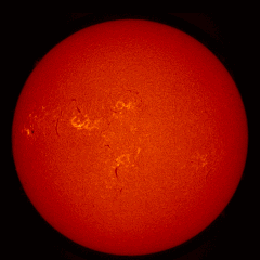 Image of Sun's chromosphere