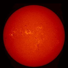 Image of Sun's chromosphere