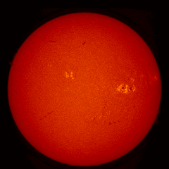 Image of Sun's chromosphere