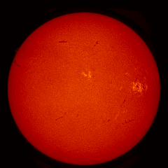 Image of Sun's chromosphere