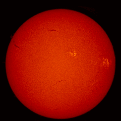 Image of Sun's chromosphere