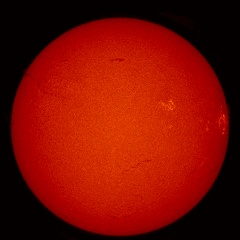 Image of Sun's chromosphere