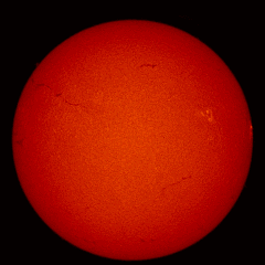 Image of Sun's chromosphere