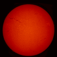 Image of Sun's chromosphere