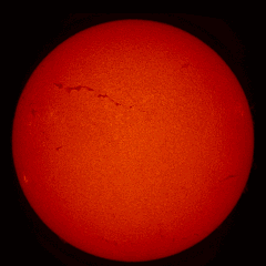 Image of Sun's chromosphere