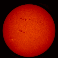 Image of Sun's chromosphere