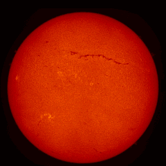 Image of Sun's chromosphere