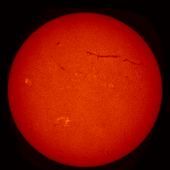 Image of Sun's chromosphere