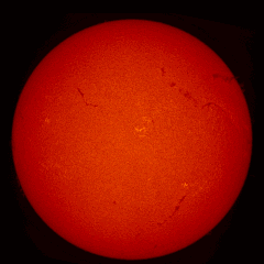 Image of Sun's chromosphere