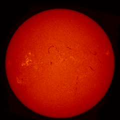 Image of Sun's chromosphere