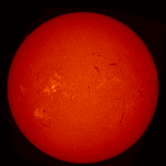 Image of Sun's chromosphere