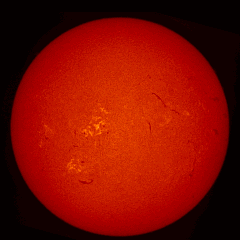 Image of Sun's chromosphere