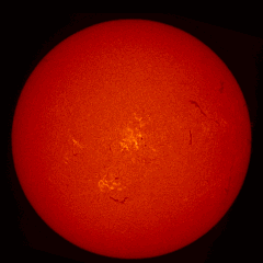 Image of Sun's chromosphere