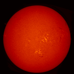 Image of Sun's chromosphere