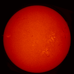 Image of Sun's chromosphere