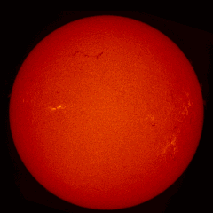 Image of Sun's chromosphere