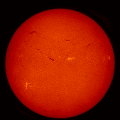 Image of Sun's chromosphere