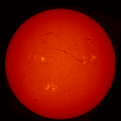 Image of Sun's chromosphere