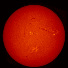 Image of Sun's chromosphere