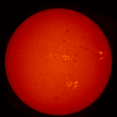 Image of Sun's chromosphere