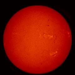 Image of Sun's chromosphere