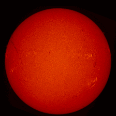 Image of Sun's chromosphere