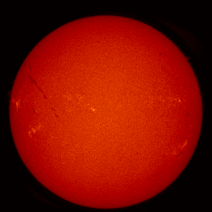 Image of Sun's chromosphere