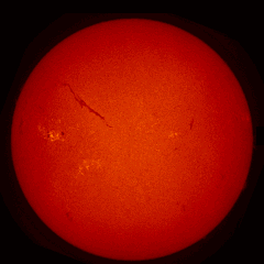 Image of Sun's chromosphere