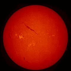 Image of Sun's chromosphere