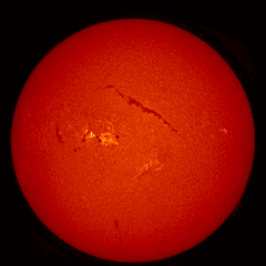 Image of Sun's chromosphere