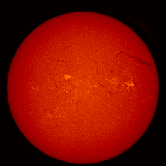 Image of Sun's chromosphere