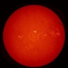 Image of Sun's chromosphere