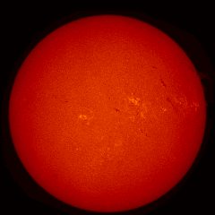 Image of Sun's chromosphere