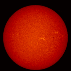 Image of Sun's chromosphere