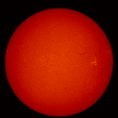 Image of Sun's chromosphere