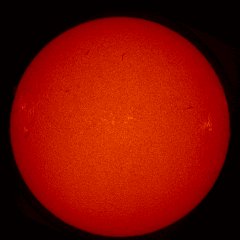 Image of Sun's chromosphere