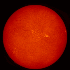 Image of Sun's chromosphere