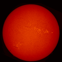 Image of Sun's chromosphere