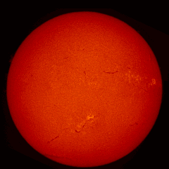 Image of Sun's chromosphere