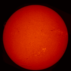 Image of Sun's chromosphere