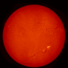 Image of Sun's chromosphere