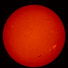 Image of Sun's chromosphere