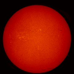 Image of Sun's chromosphere